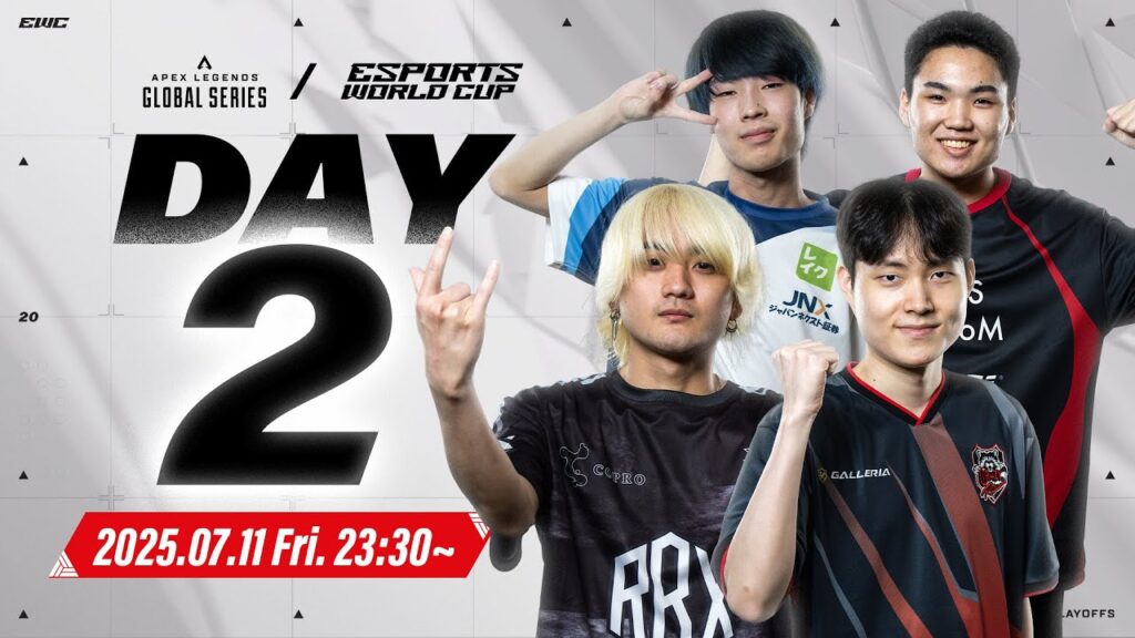 【JP】ALGS Mid Season Playoffs / EWC Apex Legends | Pool Play Group B | Day 2