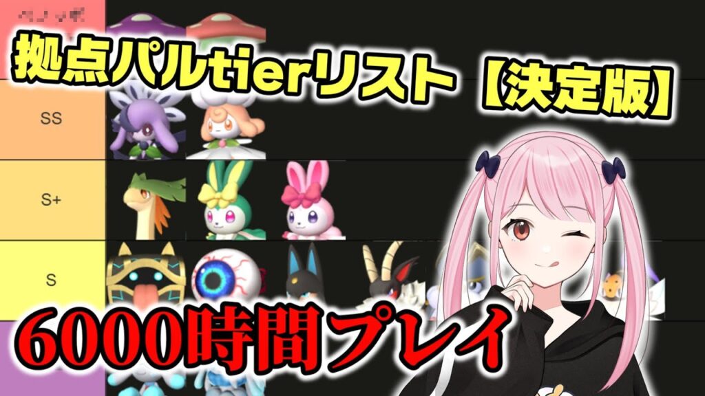 【パルワールド】6000時間プレイヤーによる応用学で育てるべき"最強拠点パル"tierリスト。パッシブスキルまで紹介【テラリアアプデ/性能まで完全解説】