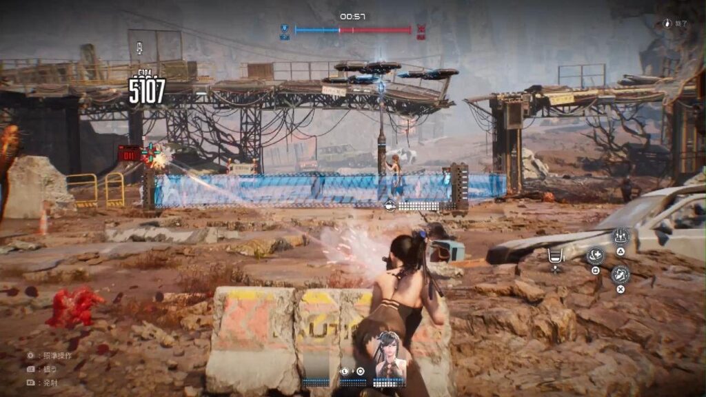 Stellar Blade_紅蓮とボルトのピンチ