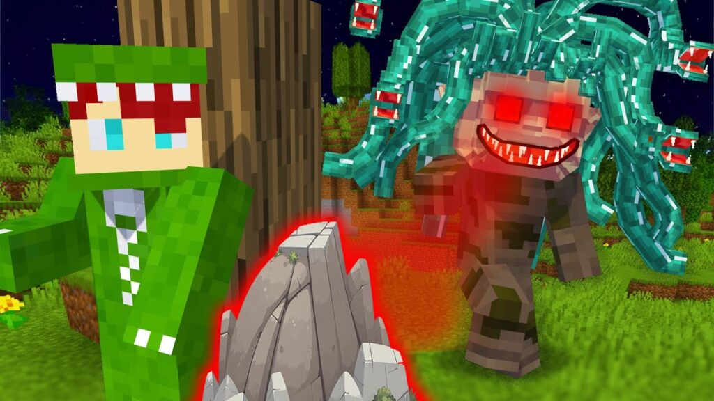 メデューサに見られたら石化するマインクラフト【ぷちひな×いんく×たま】