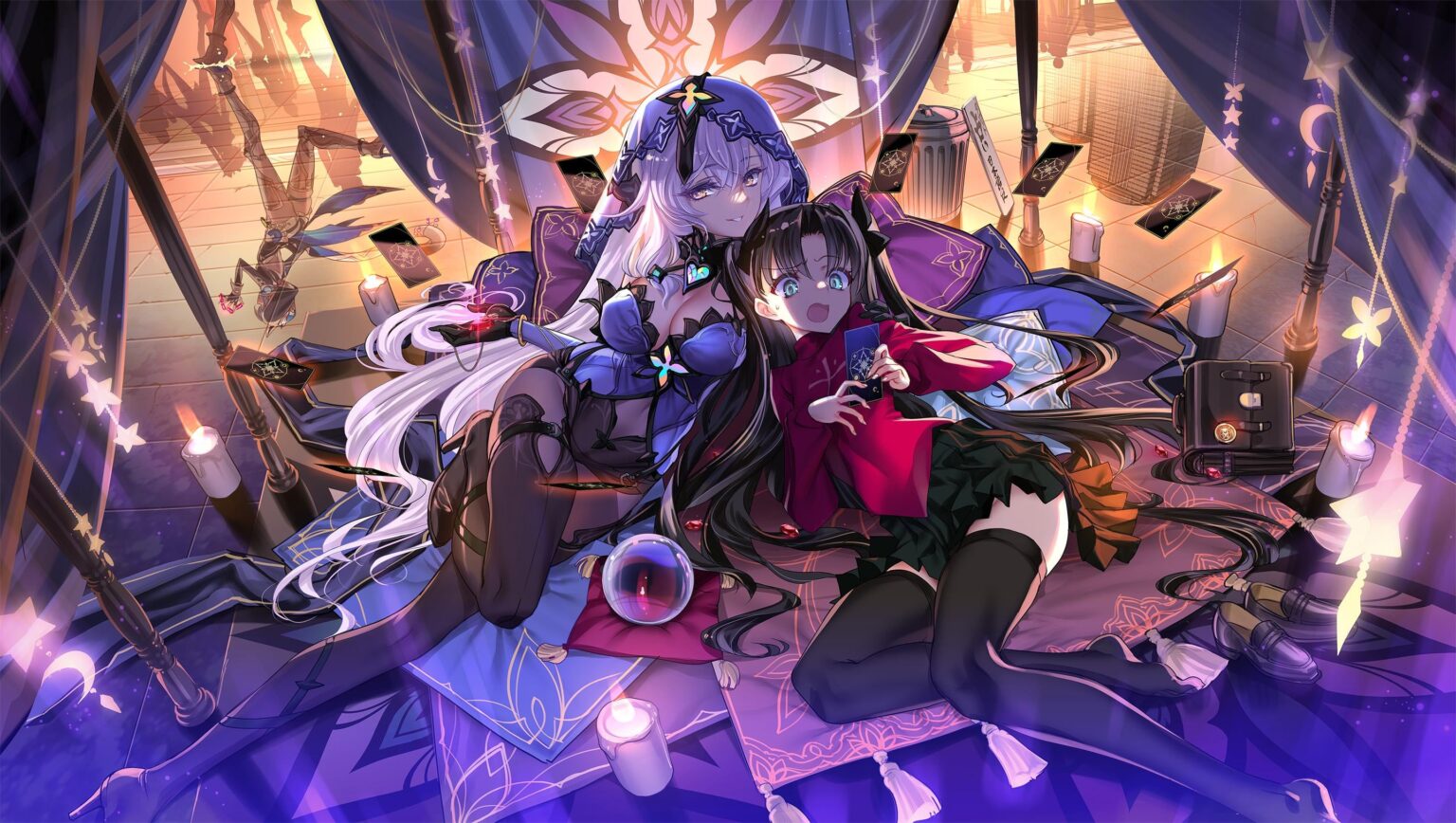 Honkai Star Rail x Fate UBW Collab Art -rin and Black Swan（Art by Choco @chocolateshop_i）