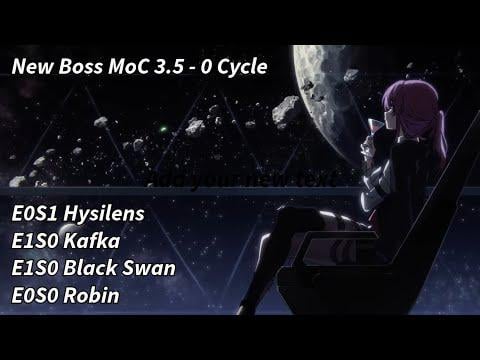 ブラックスワンE1S0 | Kafka E1S0 | Hysilens E0S1 |ロビンE0S0対新しいボスMOC 3.5（0サイクル）