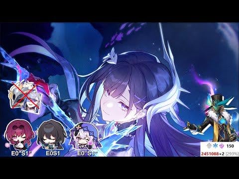 [V3] Hysilens E0S1、E0 "Kafka"、Mei E0S1、Black Swan E0 "vs. 4.9m Aventurine（MOC 3.4）