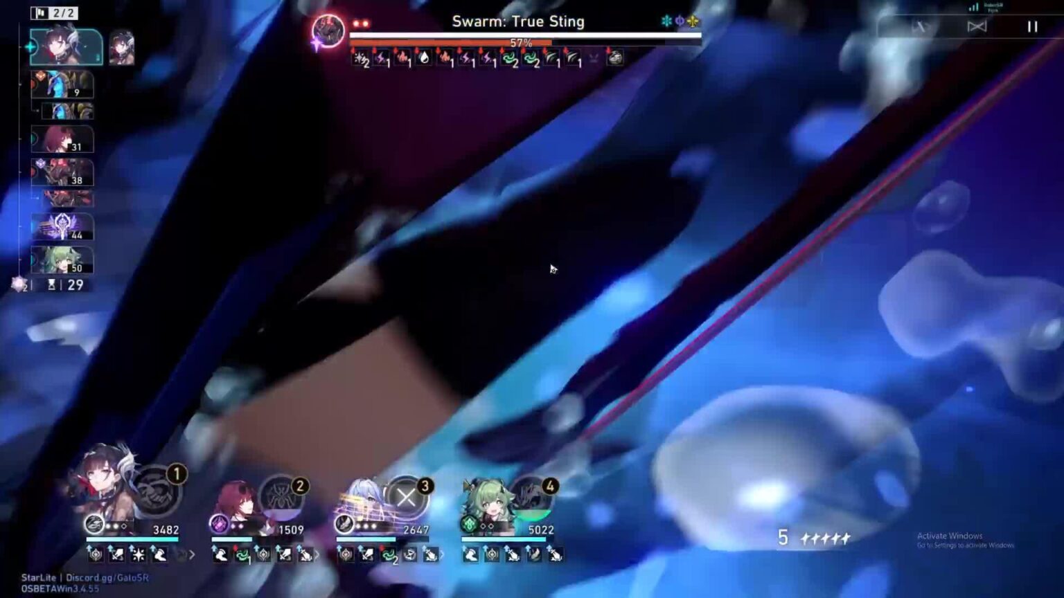 V5 E1S1ヒシレン| E0S5 KafkaチュートリアルLC | E0S1 Robin（Bronya's LC）| Huohuo E0S5 QPQ vs MOC 3.3 SWARM 0サイクル