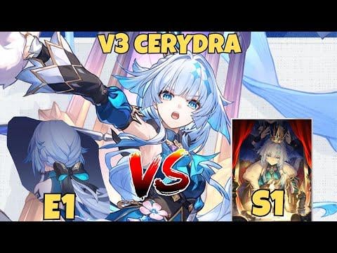HSR 3.5ベータV3 E1S0 vs E0S1 CERYDRA FEAT.E0S1 PHAINON CIPHER SUNDAY vs ...