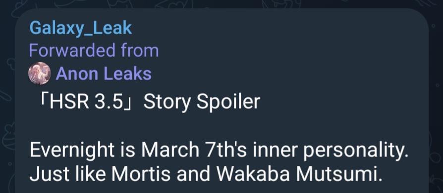 Anon Leaksを介した3月のSPストーリースポイラー