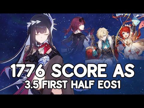 1776スコア新しいアポックボス| E0S1 Hysilens、E0S0 Kafka、E0S0 Tribbie、E0S1 Aventurine