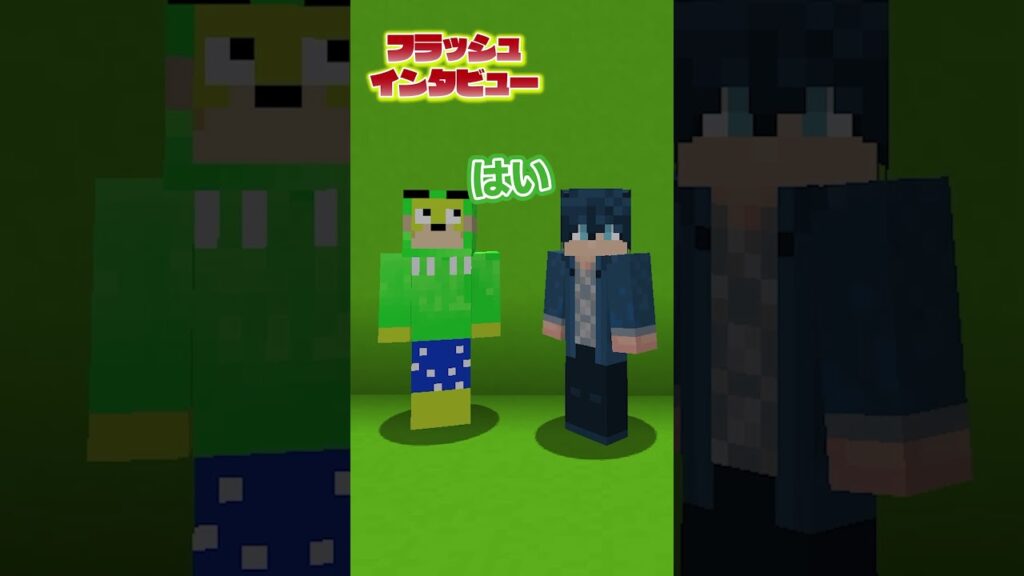 フラッシュインタビュー （なおきり＆シヴァ）#からぴち #マイクラ #マインクラフト