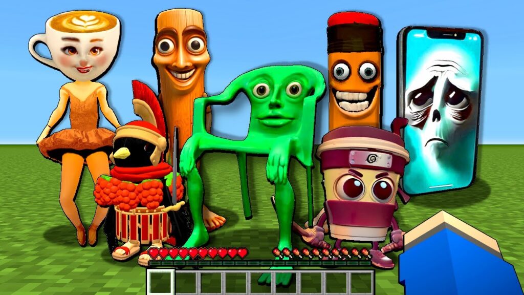 【超怖いイタリアンブレインロット😱】カルケルクルカルカルカルクルクルクルに襲撃されるマインクラフト😭【マイクラ Minecraft】ぽっぴんず