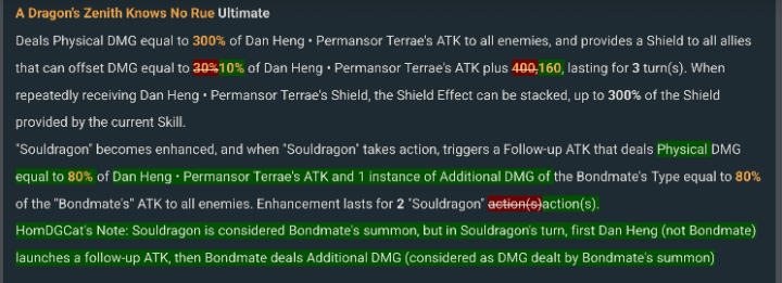 Dan Heng PTボンドメイトのHOMDGCATノート