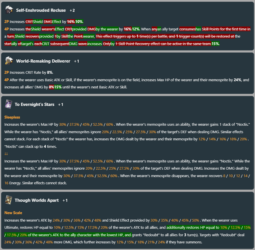 V3 LightCone＆Relicの変更を介して変更します