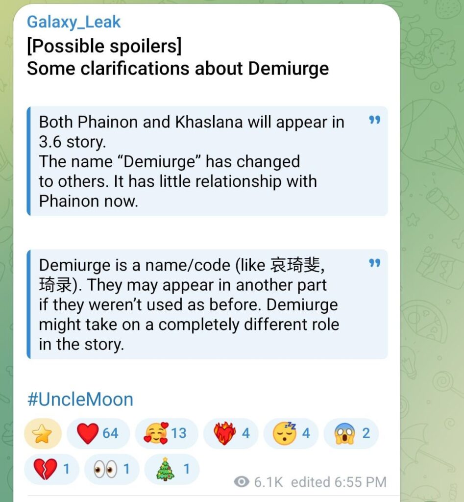 3.6ムーンおじさんによるストーリースポイラー