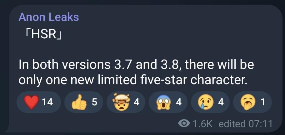 3.7および3.8 Anon経由の5つ星情報