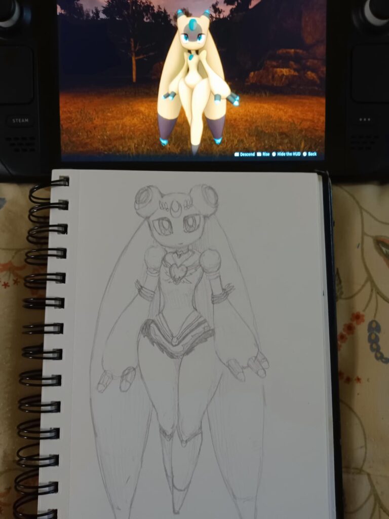 月のファンアートとMODコンセプト。