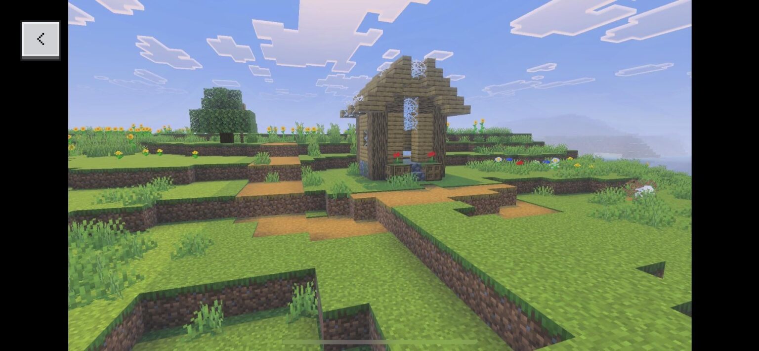 1つの家に放棄された村