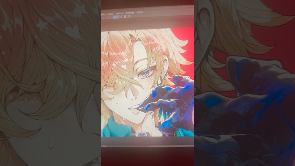 漫画家志望が崩壊スターレイルのアベンチュリンを描いてみました！#shorts  #drawing  #art