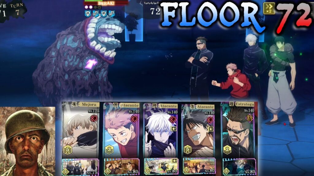 Floor 72 ❌NO Panda ❌NO Mai | JJK Phantom Parade Global - Illusory Tower