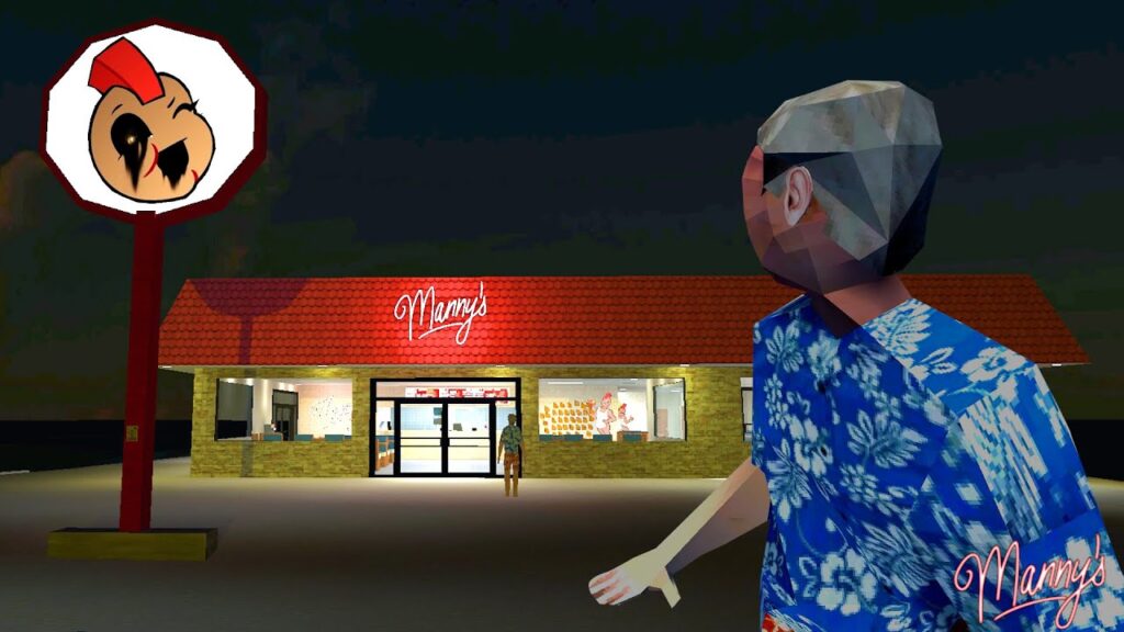 「 無人島に存在する謎のハンバーガー屋 」が舞台のホラーゲーム『 Manny’s 』 「 無人島に存在する謎のハンバーガー屋 」が舞台のホラーゲーム『 Manny’s 』