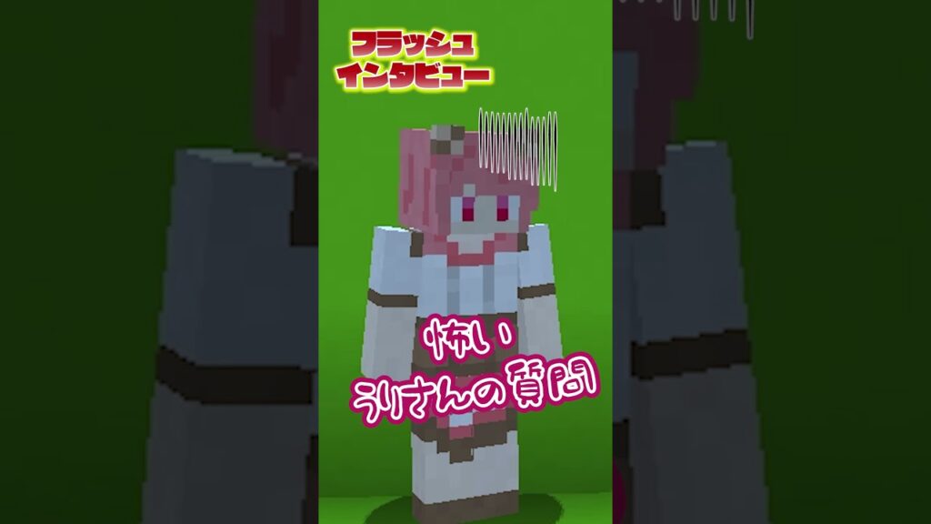 フラッシュインタビュー （うり＆のあ）#からぴち #マイクラ #マインクラフト