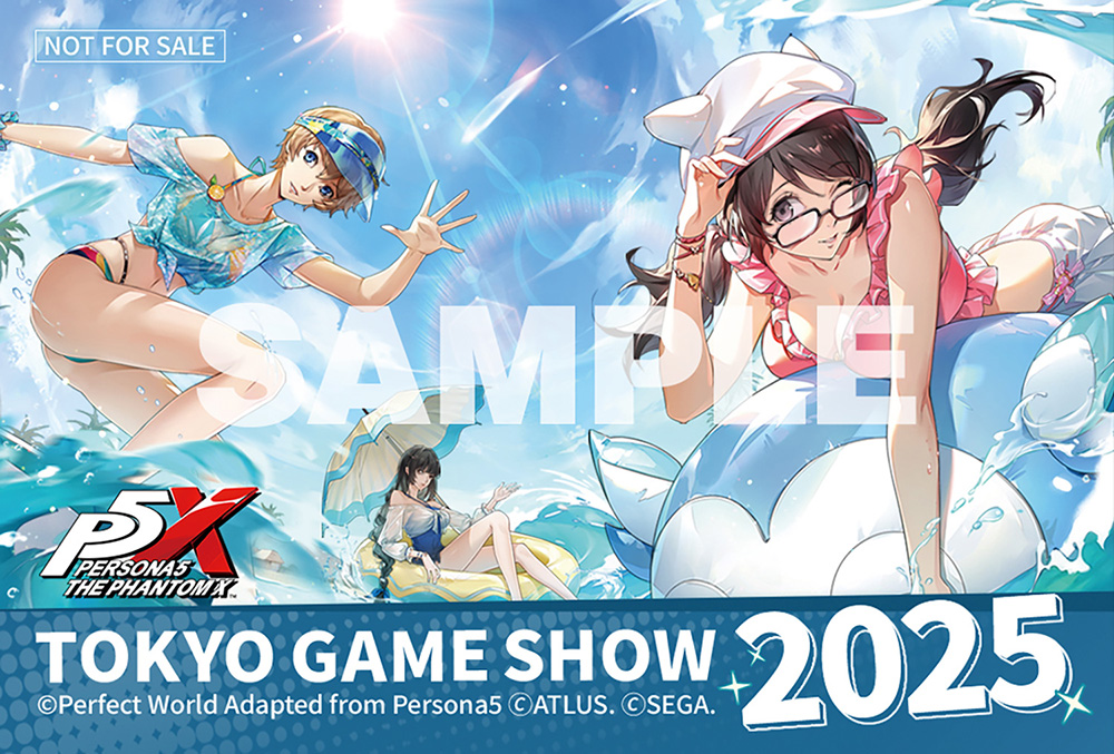ビジュアル：『P5X』TGS2025限定ステッカー（全4種）