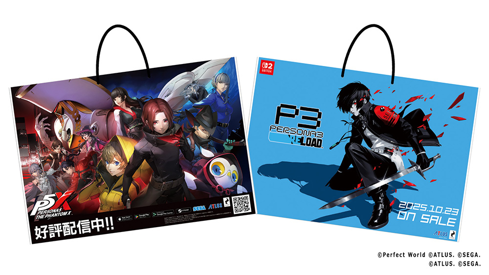 ビジュアル：P5X』『P3R』大型ショッパー