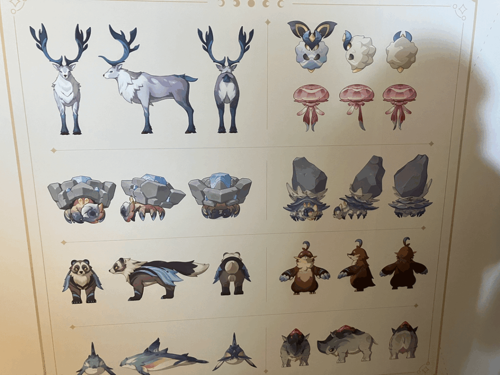 いくつかのnod-krai動物と設定コンセプトアート @miyoko971とubatchaが投稿