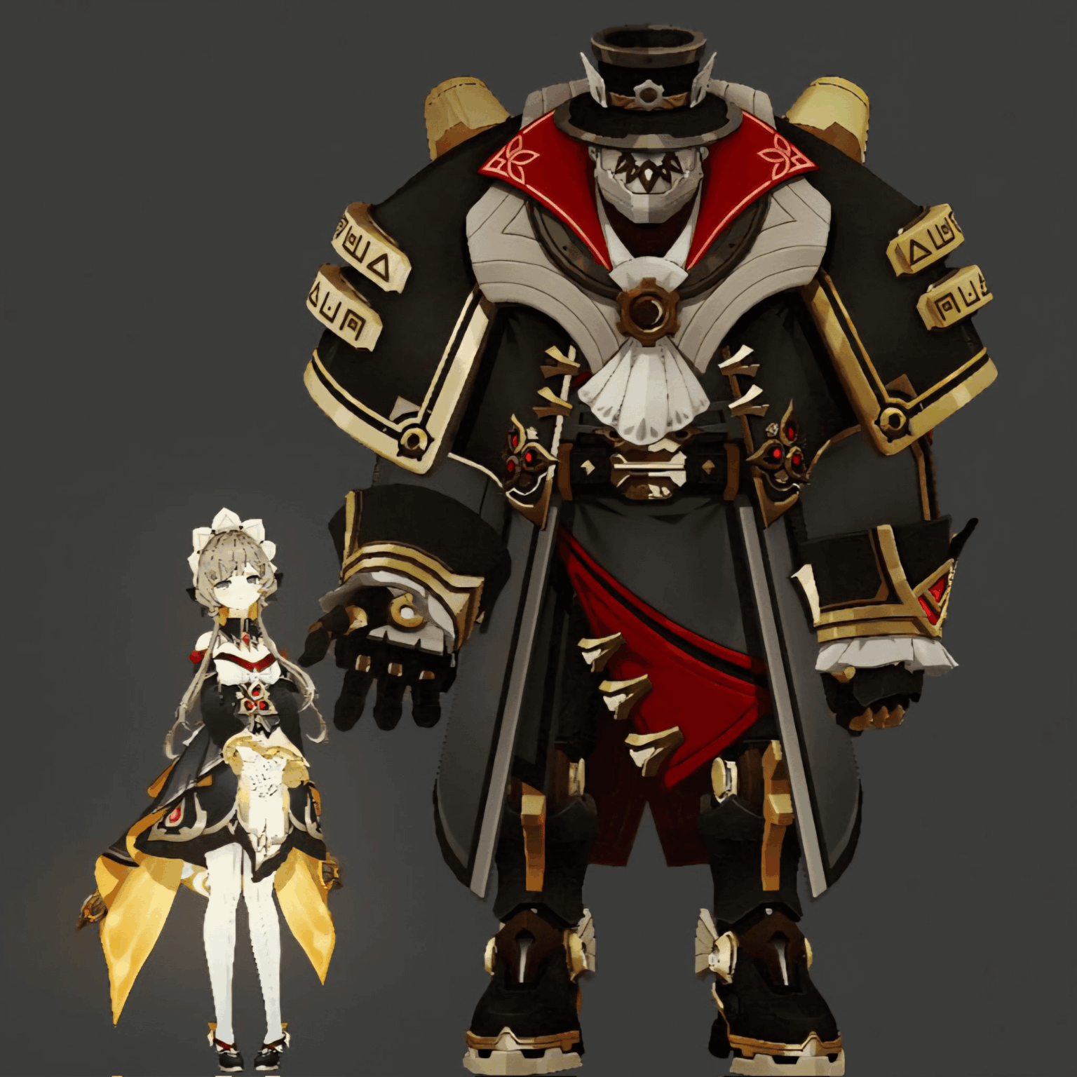 Uzukeroom経由のSandroneと彼女のロボットPuloniaのサイズの違い