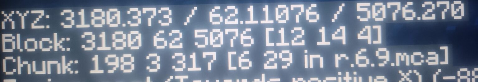こんにちは。私は愚かです。これらのどれが座標ですか？ Im new-ish？ Javaに。 3年か4年前にプレイし始めただけです。