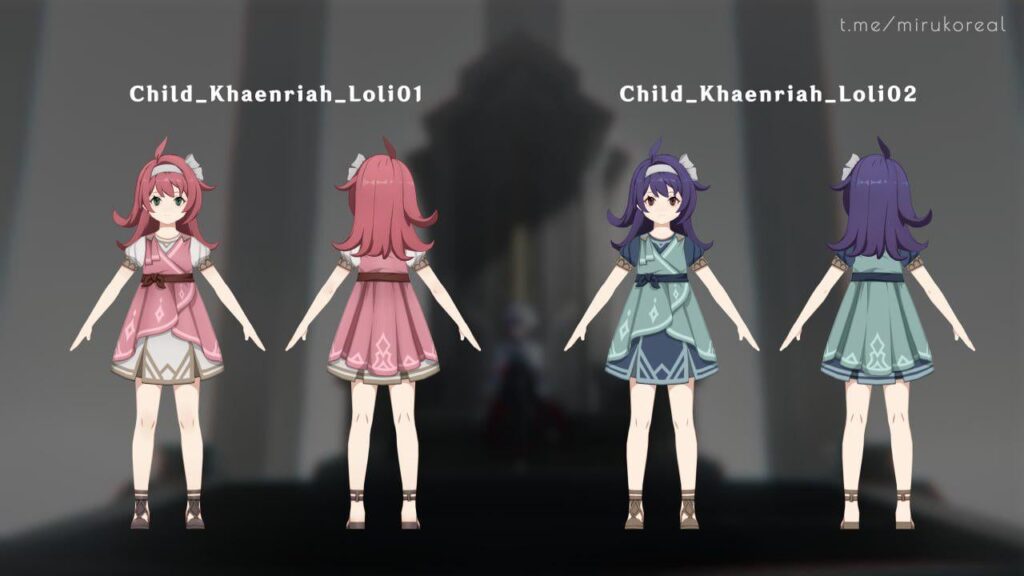 6.1（Luna 2）Archon Questシーン + NPC服（デモモデル）