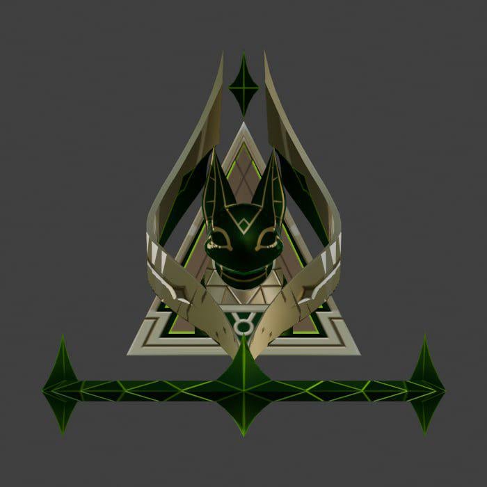 Neferの武器のクローズアップビュー（Firefly経由）