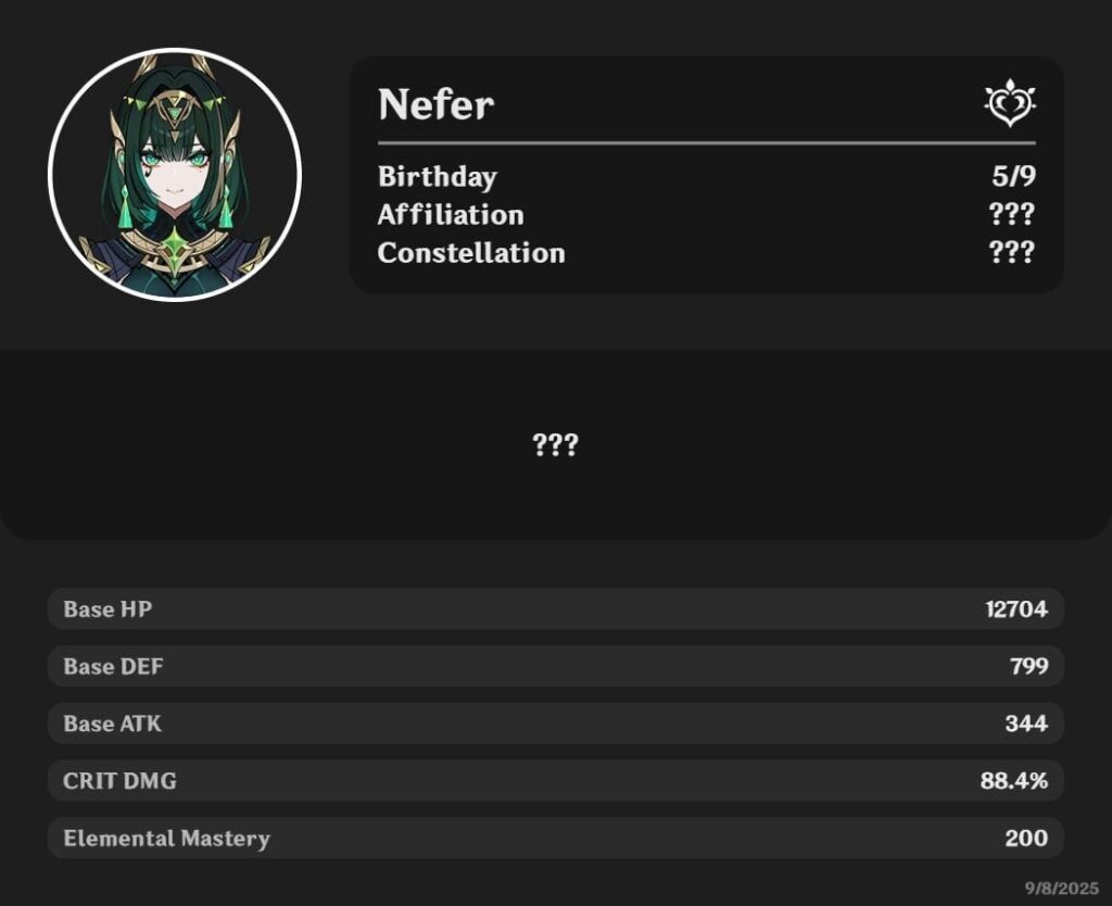 Mero経由の追加情報を使用してNeferキットを更新しました