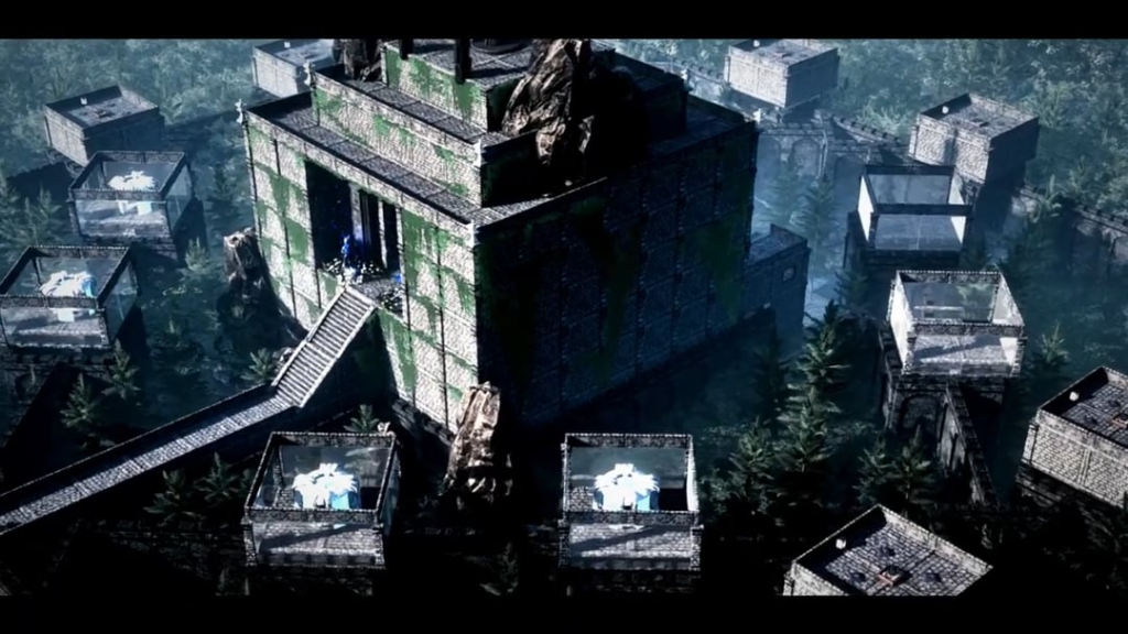 古代のff7寺院のショーケース💚