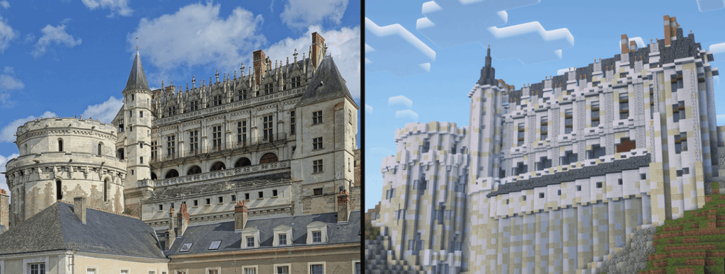 Châteaud'Amboise：スケールのフランスの王室の城1：1