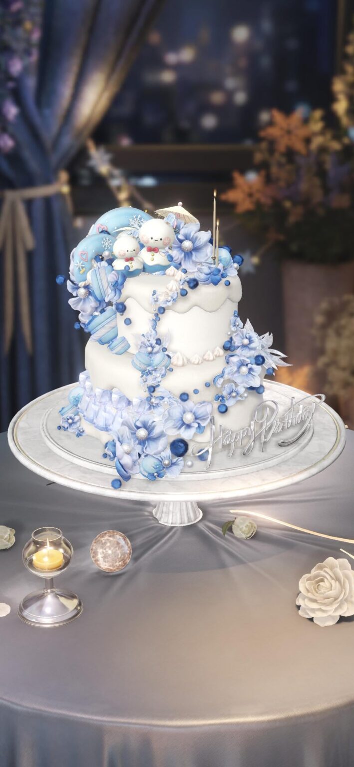 ゼインをウエディングケーキにしました