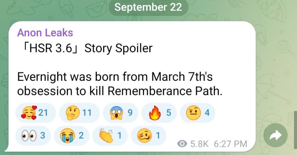 Anon Leaksのメジャー3.6ストーリースポイラー