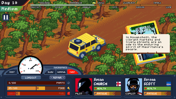ドット絵で描かれる戦略型ラリーアドベンチャーゲーム『Desert Race Adventures』11月配信決定! | Game*Spark ドット絵で描かれる戦略型ラリーアドベンチャーゲーム『Desert Race Adventures』11月配信決定! | Game*Spark