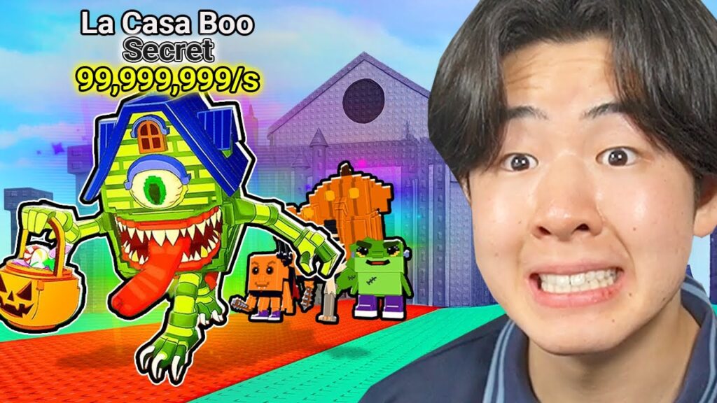 ハロウィンのラッキーブロックを盗みまくって開けまくってみたら...(お墓のAIモンスター)