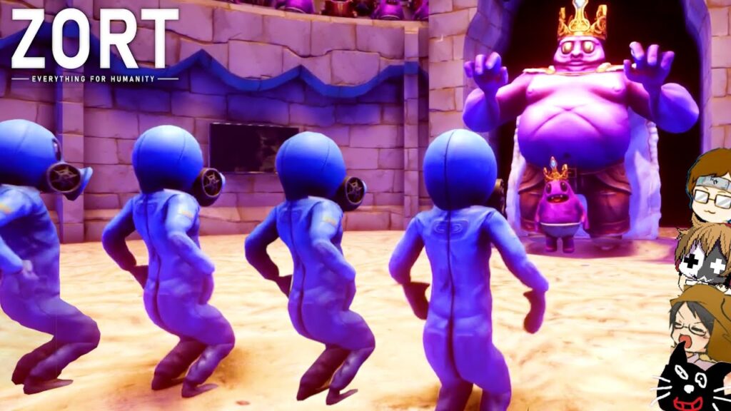 【4人実況】ゲーム側が悪ふざけしすぎの笑える名作ホラーゲーム『 ZORT 』