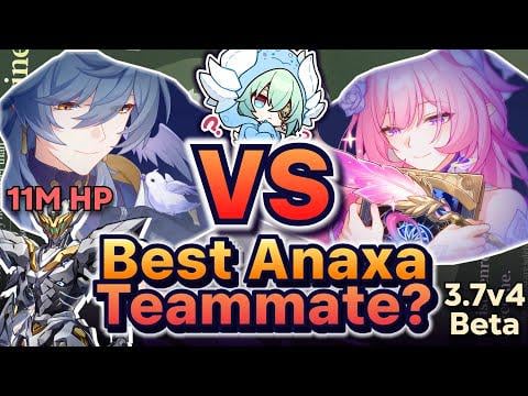 [HSR 3.7v4 BETA] Anaxa E0S1 DHPT E0S1、Cerydra E0S1、Cyrene E0S1 VS Sunday E0S1 と 11M HP Sam の比較 |限定幻獣なし