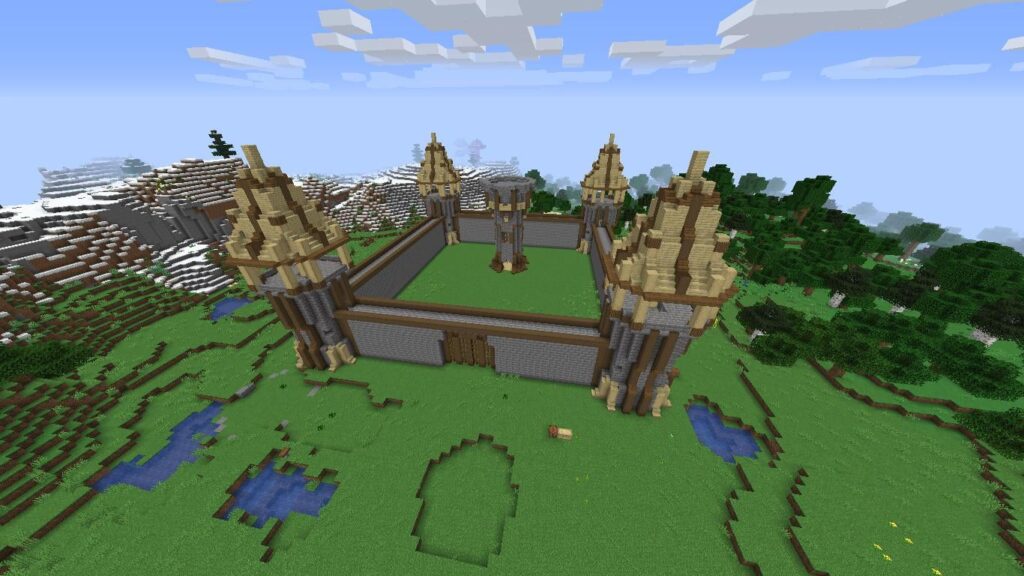 ここにある他のものほどクールではありませんが、お城を作りました!