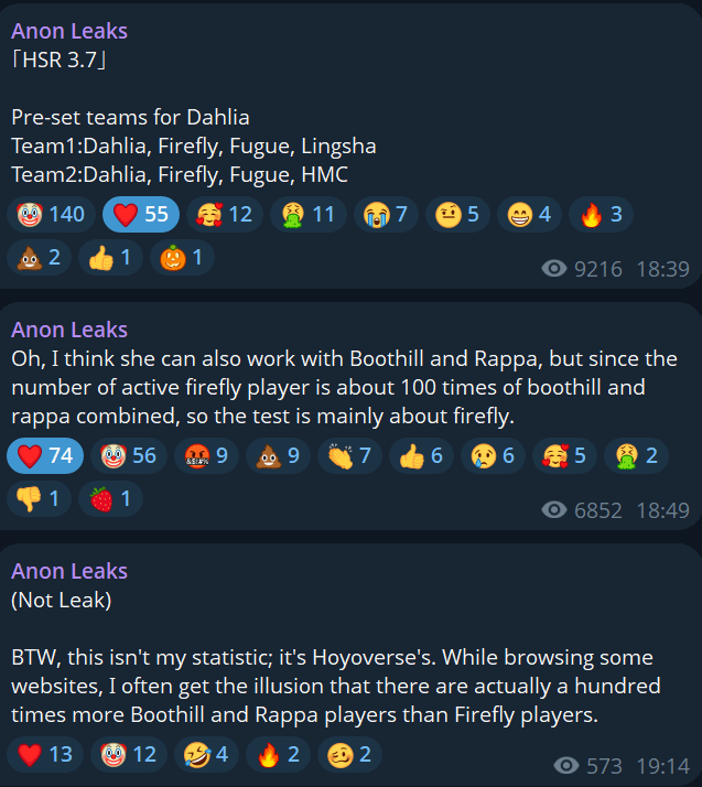 Anon経由でDahlia用に事前設定されたチーム [REPOST with Additonal Info]
