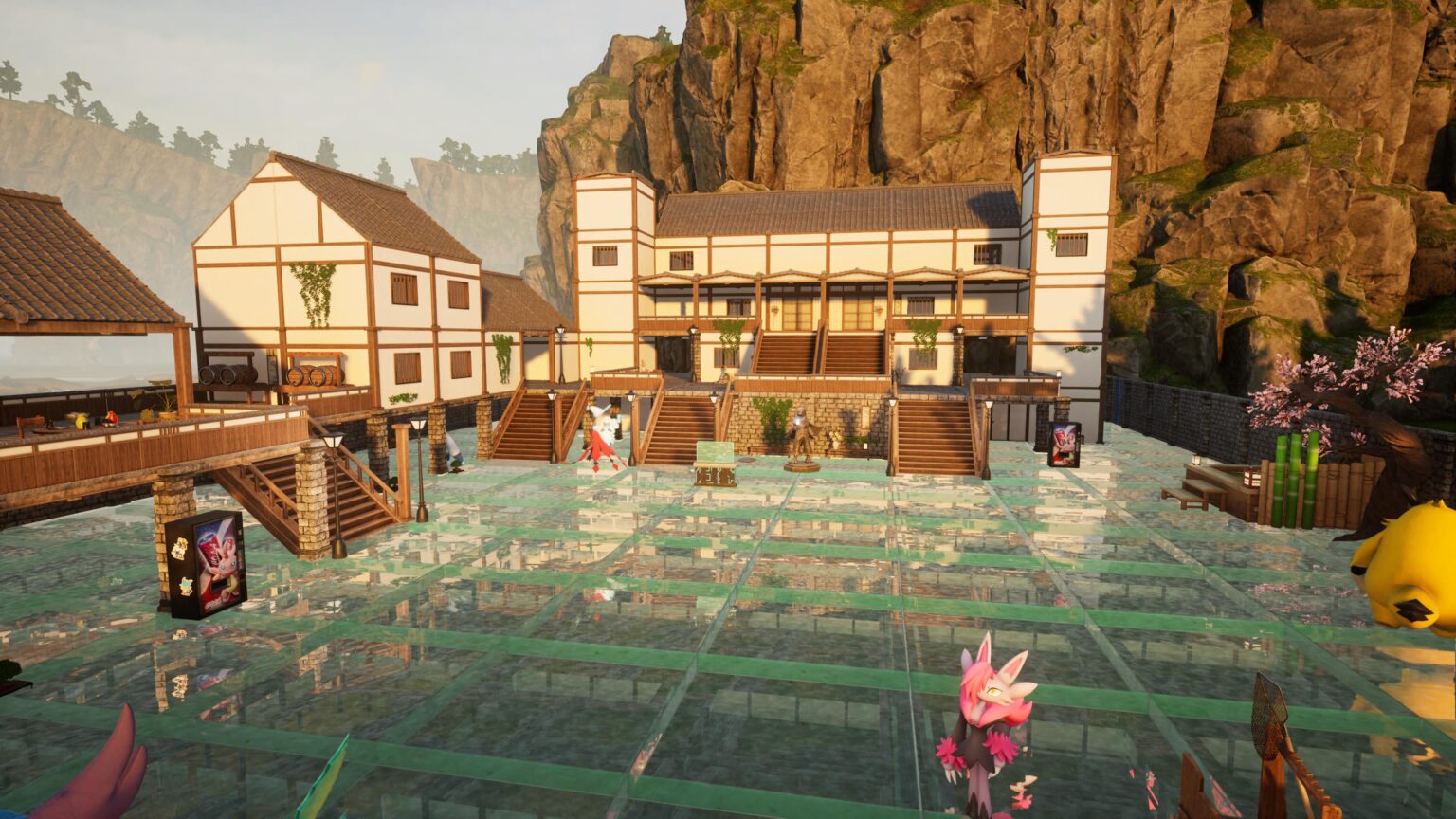 退屈してしまったので、お気に入りの友達が住むための基地を建てました。