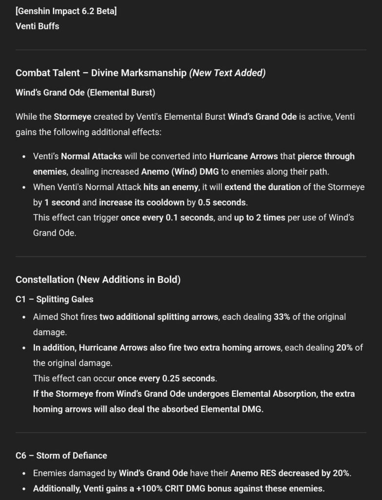 [GI 6.2Beta] Venti バフ (chatgpt による翻訳) via Seele