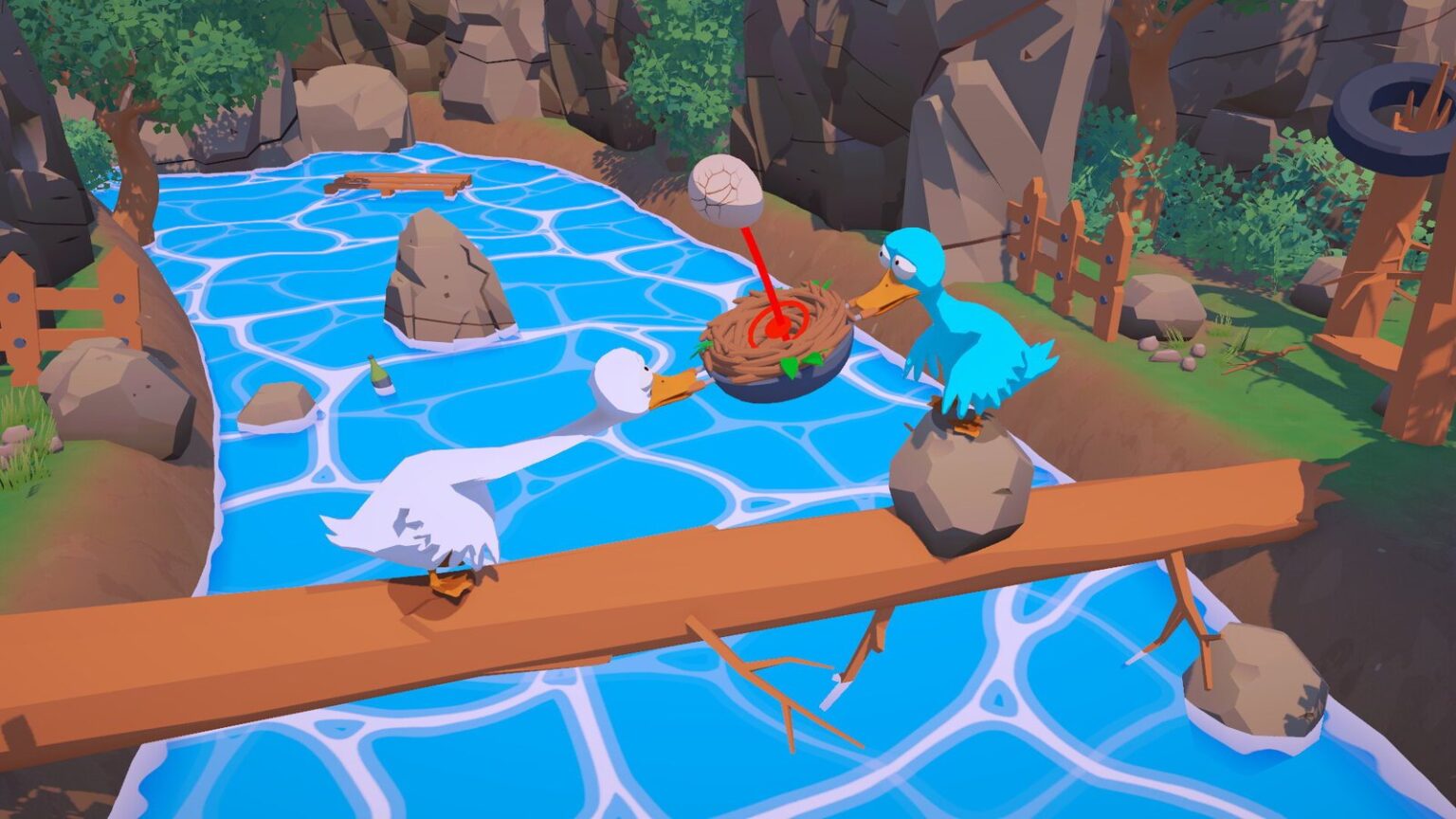 2人協力・物理演算“卵運び”ゲーム『an Eggstremely Hard Game』発表。跳ねまくる卵を落とさず運ぶガチョウ高難度アクション - AUTOMATON