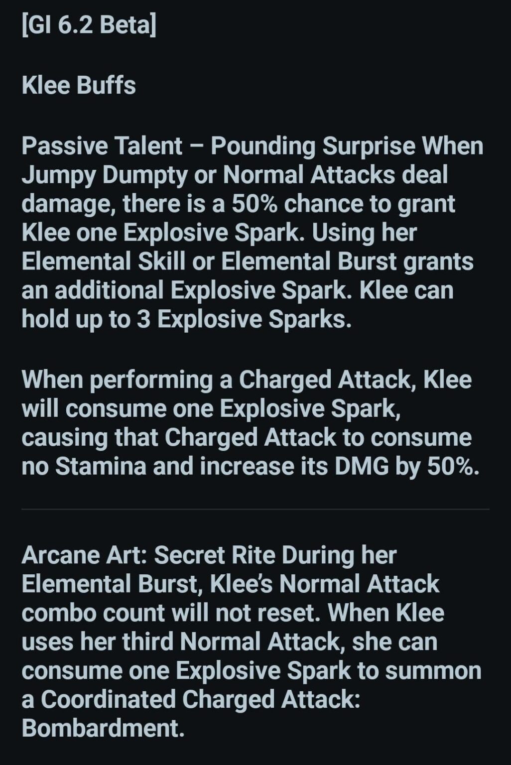 [GI 6.2Beta] Seele経由のKleeバフ（chatgptによる翻訳）（画像TL付き再アップロード）