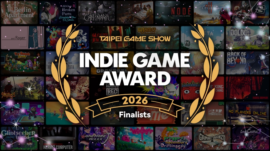 台北ゲームショウ2026、「Indie Game Award」のファイナリストを発表！51の国と地域から515チームがエントリー | gamebiz