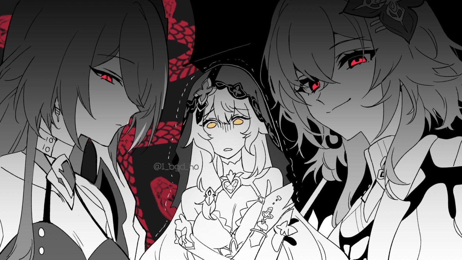 赤目は軽視すべきものではありません☠️ (@I_bgd_ho より)