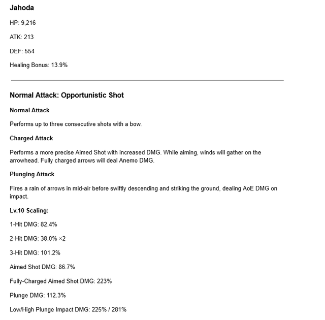 バーストの説明が更新された Jahoda キット
