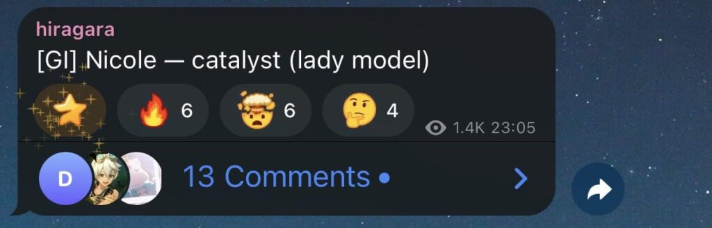 ニコルに関する情報はhiragaraより