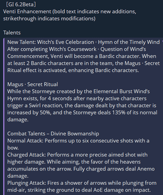 [6.2 Beta] Seele と X1 による Venti キット バフ [Translation: Team Mew]